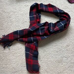 Plaid Red and Blue Women’s Scarf